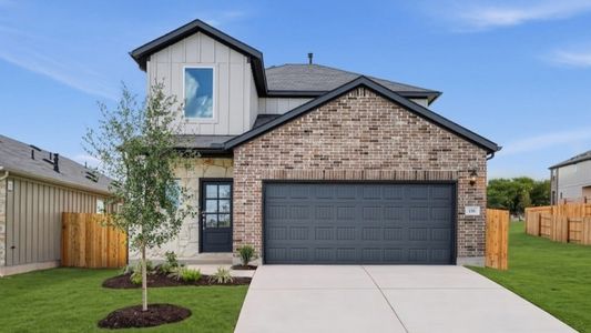 New construction Single-Family house 158 Jake Pine Dr, Buda, TX 78610 plan Hawk - image