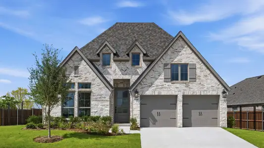 New construction Single-Family house 1741 Hillside Stroll Dr, Lavon, TX 75166 plan 2574W - image