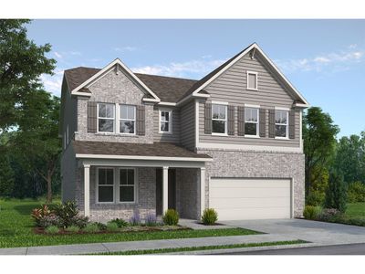 New construction Single-Family house 6995 Melody Ridge Rd, Buford, GA 30518 plan The Aspen A - image