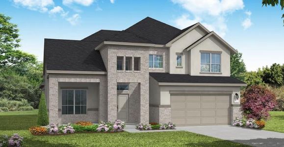New construction Single-Family house 1409 Treasure Map Vw, Leander, TX 78641 Brookshire- photo 0