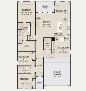 New construction Single-Family house 1709 Coachman Dr, Forney, TX 75126 plan Bowie - image