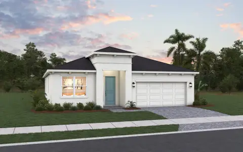 New construction Single-Family house 10669 Nw Suncrest Lp, Port St. Lucie, FL 34987 plan Poinciana - Single Family Homes - image