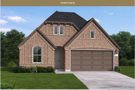 New construction Single-Family house 449 Desert Cactus, San Antonio, TX 78253 plan Yorktown - image