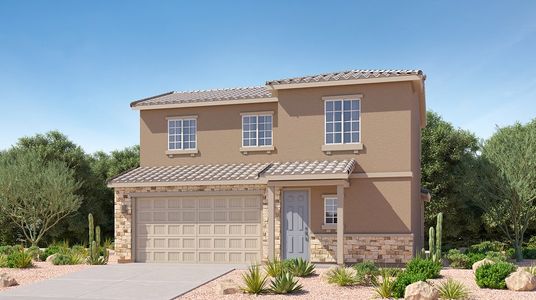 New construction Single-Family house 11729 W Flying Beauty Ln, Marana, AZ 85653 plan Gwen - image