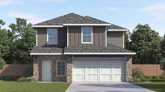 New construction Single-Family house 5124 Greengrass Willow Wy, Houston, TX 77048 plan Hanna - image