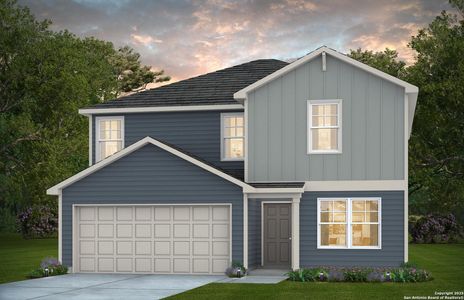 New construction Single-Family house 410 White Heron Wy, Marion, TX 78124 plan Sandalwood - image