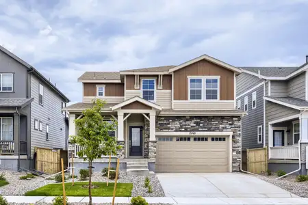 New construction Single-Family house 13749 Daffodil Pt, Parker, CO 80134 plan Braeburn - image