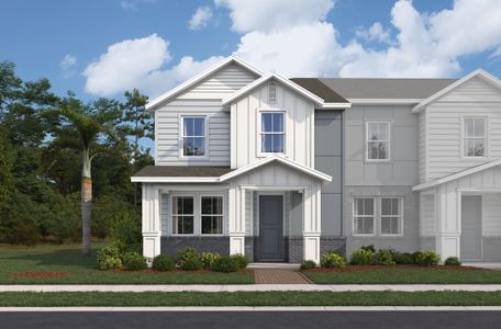New construction Townhouse house 175 Aulin Ave, Oviedo, FL 32765 plan Richmond End - image
