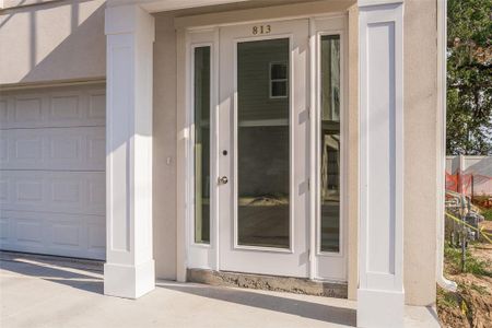 Front Door of Sold Model Home