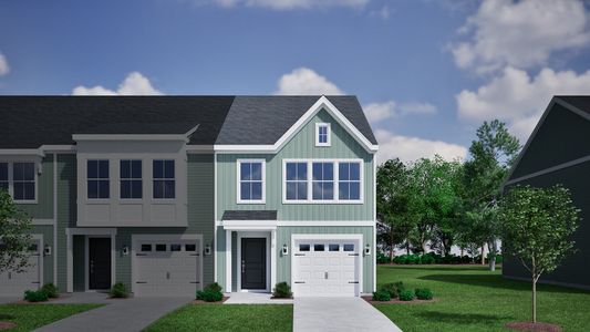 New construction Single-Family house 1046 Tea Rose Ct, Durham, NC 27703 plan Foxglove - image