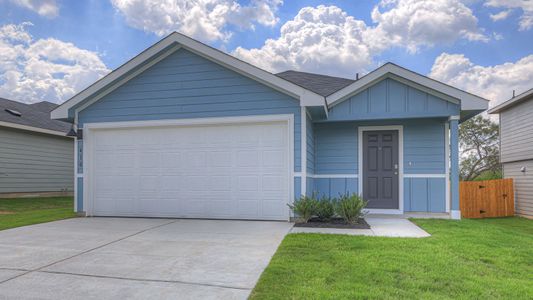 New construction Single-Family house 233 Aplite Pass, Maxwell, TX 78656 plan The Caprock - image