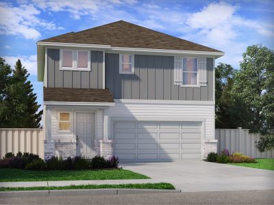 New construction Single-Family house 200 Wilcott Dr, Georgetown, TX 78626 plan The Lassen (370) - image