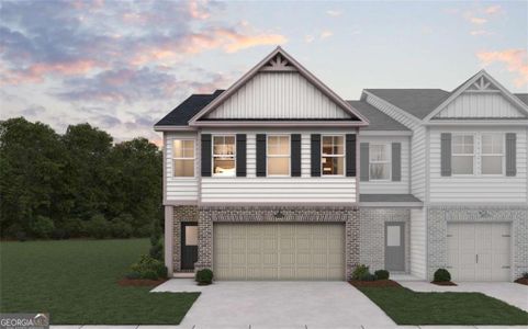 New construction Townhouse house 8347 Columbia Ct, Palmetto, GA 30268 - image
