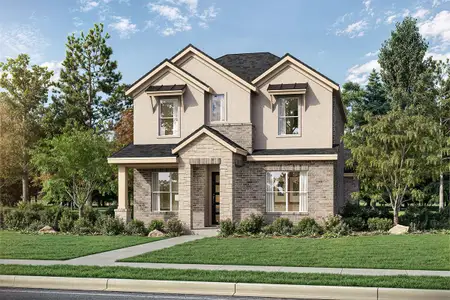 New construction Single-Family house 10575 Wells Br, Frisco, TX 75035 plan Duets D411 - image