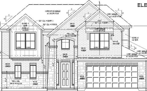 Architectural rendering of home.