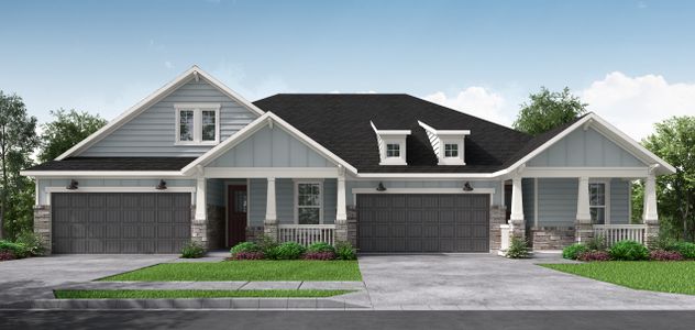 New construction Duplex house 4003 Meridiana Pkwy, Iowa Colony, TX 77583 plan Reflection - image