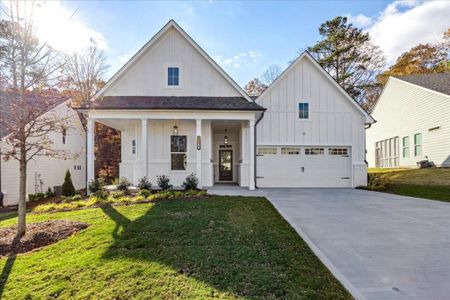 New construction Single-Family house 1100 Cooks Farm Way, Woodstock, GA 30189 Heartwood- photo 0