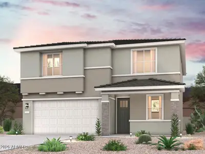 New construction Single-Family house 6170 E Crockett Wy, San Tan Valley, AZ 85143 plan Nightingale - image