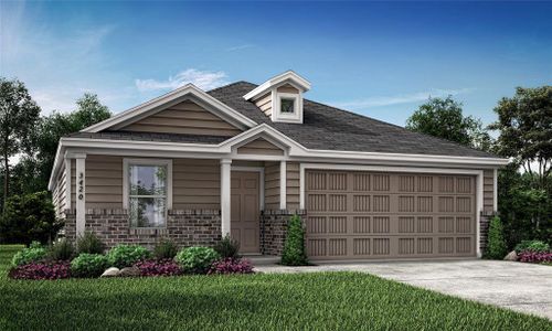 New construction Single-Family house 11009 Triple Crown Ct, Providence Village, TX 76227 Whitton II- photo 0 0