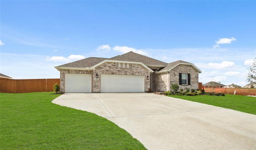 One-story home with 3 bedrooms, 2.5 baths and 3 car attached garage