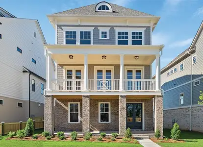 New construction Townhouse house 9200 Main St, Woodstock, GA 30188 plan The Bronson - image