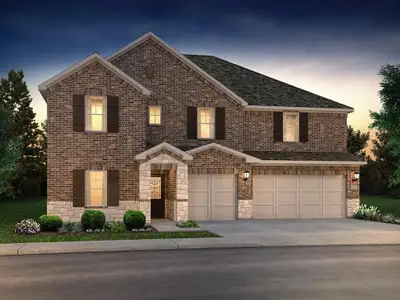 New construction Single-Family house 3509 Buffalo Creek Dr, Farmersville, TX 75442 plan The Abington - image