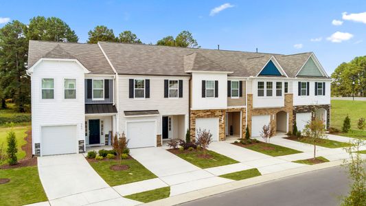 New construction Townhouse house 143 Hyacinth Lane, Angier, NC 27501 Litchfield- photo 0