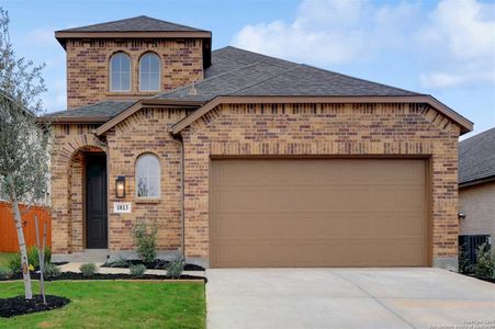 New construction Single-Family house 1813 Nettletree Rd, New Braunfels, TX 78132 Ellington Plan- photo 0