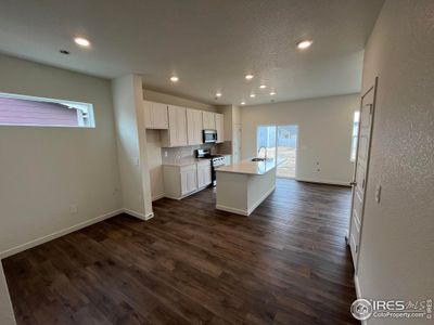 Dining and kitchen area