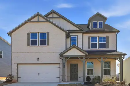 New construction Single-Family house 4046 Alderstone Dr, Flowery Branch, GA 30542 plan Trenton - image