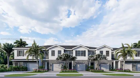 New construction Townhouse house 192 Ne 13Th Ter, Homestead, FL 33033 plan Bryce - image
