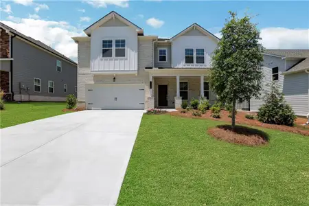 New construction Single-Family house 3198 Shirecrest Ln, Dacula, GA 30019 plan Trenton - image
