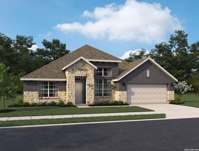 New construction Single-Family house 10135 Dew Ridge Wy, Schertz, TX 78154 plan Avalon III - image