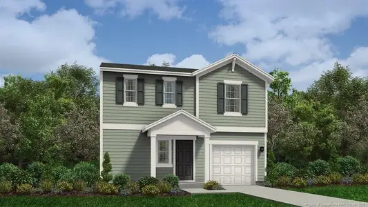 New construction Single-Family house 262 Greenbay St, Lillington, NC 27546 plan Engage - image