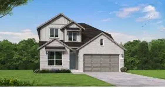 New construction Single-Family house 412 Hickory Springs Trl, Georgetown, TX 78628 Milano- photo 0