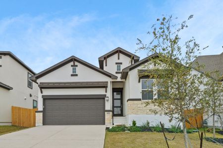 New construction Single-Family house 8521 Pine Muhly Dr, Lago Vista, TX 78645 Oliver- photo 0