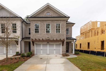 New construction Townhouse house 137 Wards Crossing Way, Unit 16, Johns Creek, GA 30022 The Ellington- photo 0