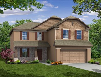 New construction Single-Family house 10235 Turpin Avenue, Hastings, FL 32145 The Baybury- photo 0