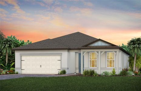 New construction Single-Family house 9305 Barnacle Lane, Parrish, FL 34219 Mystique- photo 0