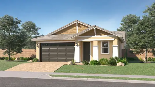 New construction Single-Family house 18611 W Sandlewood, Goodyear, AZ 85338 plan Hamlet Plan 3572 - image