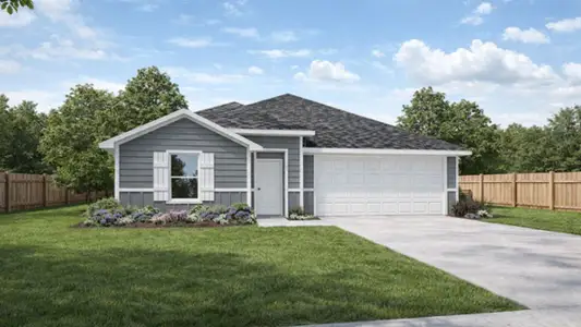 New construction Single-Family house 224 Golden Eagle Blvd, New Waverly, TX 77358 plan Lakeway - image
