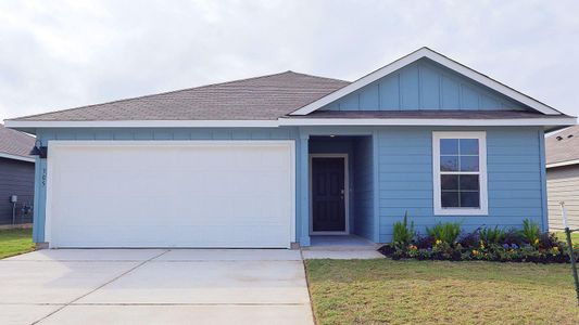 New construction Single-Family house 305 Wirecrested Dr, Lockhart, TX 78644 The Harris- photo 0