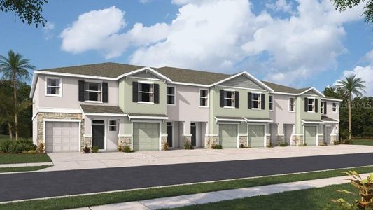 New construction Townhouse house 32519 Midsummer Night Ln, Wesley Chapel, FL 33543 - image