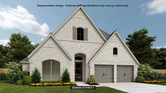 New construction Single-Family house 112 Krueger Wy, Cibolo, TX 78108 plan 2737W - image