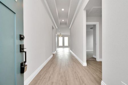 Beautiful vinyl plank floors with open concept design