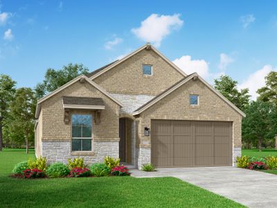 New construction Single-Family house 112 High Rock Pass, Kyle, TX 78640 plan Continental - image