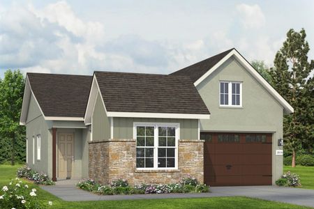 New construction Single-Family house 600 C-Bar Ranch Trl, Unit 99, Cedar Park, TX 78613 plan Cross Creek 2016 - image