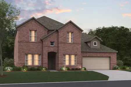 New construction Single-Family house 133 Hudson Ln, Justin, TX 76247 plan Grapevine - 50' Smart Series - image
