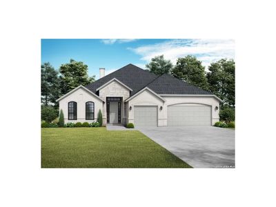 New construction Single-Family house 232 Lily Pass, Castroville, TX 78009 plan The Garner A - image