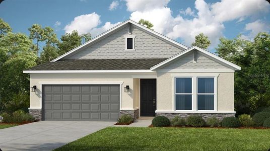 New construction Single-Family house 12847 Treeline Ridge Ave, San Antonio, FL 33576 plan Carlsbad - image